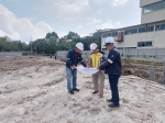 LAWATAN TAPAK MENGEJUT YBRS. TUAN PENGARAH JKR WP LABUAN KE PROJEK KESELAMATAN CERUN DAN 