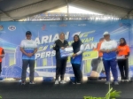 TURUT MEMERIAHKAN PENYERTAAN WAKIL KAKITANGAN JKR WP LABUAN DALAM LARIAN HARI WILAYAH PERSEKUTUAN