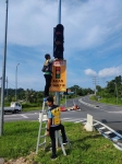 KERJA-KERJA PENGAKTIFAN LAMPU ISYARAT SIMPANG BEBULOH